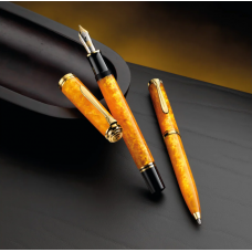 【PELIKAN 百利金  M600 亮橙黃14K 墨水筆 鋼筆  |Pelikan Souverän Special Edition 600 Vibrant Orange Fountain Pen PM600VIBRANTORANGE】